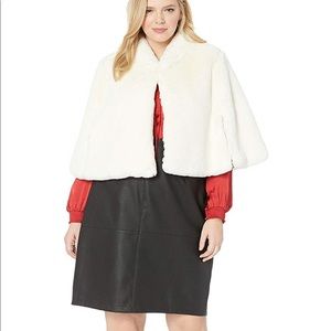 Faux Fur Cape (Plus)